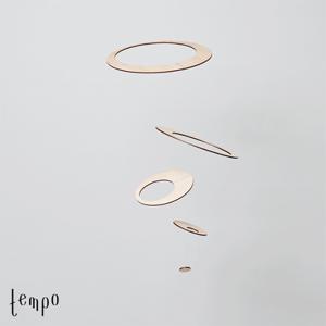 [해외직구] 일본 Tempo 목제 위성 모빌