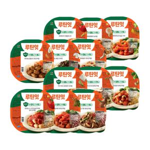 CJ 루틴잇 고단백저당 도시락 12개 세트 (12가지 맛 1개씩)