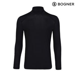 [보그너] 남성 하이넥 베이스레이어 티셔츠 BLACK