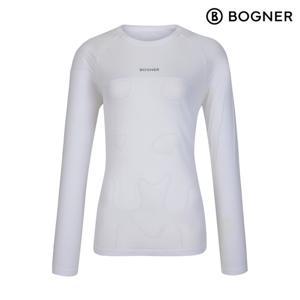 [보그너] 여성 하이넥 베이스레이어 티셔츠 WHITE