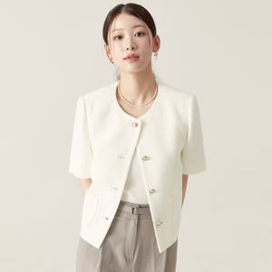 칼라리스 트위드 반팔자켓 RMJKF25S99