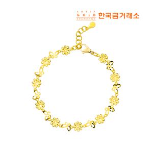 24K 그레이스 플로라 팔찌 7g