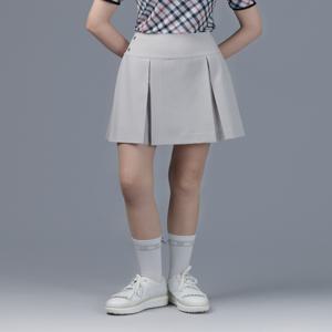 [닥스 골프 여성] [[25SS]] DNSK5B901G1 [ONLINE EXCLUSIVE] 그레이 플리츠 스커트