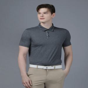 [닥스 골프] [[25SS]] DGTS5B902CG [선물BEST] 그레이 냉감 체크 포인트 반팔 폴로 티셔츠