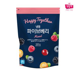 [생활앤] 냉동 파이브베리 500g x 1팩