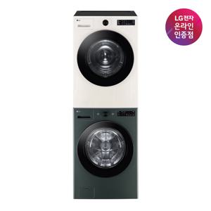 [공식인증점] LG 트롬 세트 FG21GN+RG19EN (드럼세탁기+건조기+스태킹키트)