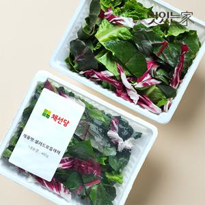 채선당 세척 샐러드모듬야채 400g