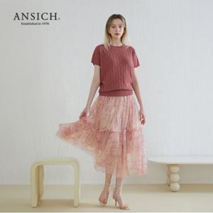(최초가69,000원)코튼 블렌딩 썸머 바스켓 돌먼 니트_핑크