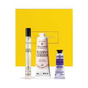 [롯데백화점](기프트) 체리 블라썸 오 드 뚜왈렛 10ml  핸드크림 30ml 세트 (+미니핸드)
