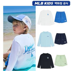 [MLB키즈] 베이직 티셔츠형 래쉬가드 세트 7ASWB2253