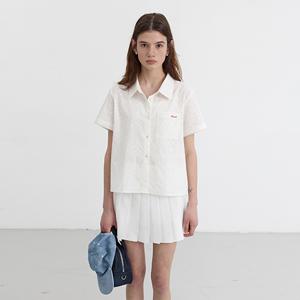 던스트 LACED ORGANIC CRAFTED SHIRT_UDSH5B221WT