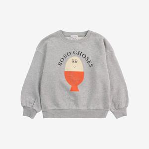 25SS  모닝 에그 맨투맨 그레이 B125AC034