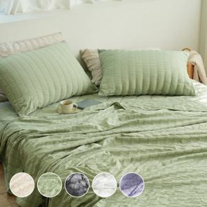 사르르 시어서커 여름 홑이불 세트 SS/Q  5 colors