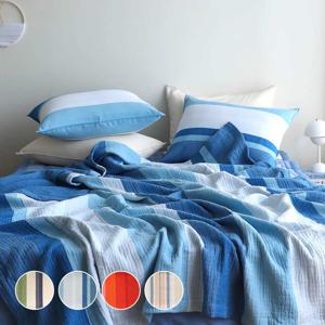 3중직 면거즈 홑이불 겸 스프레드 S/Q  4 colors