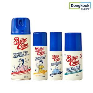 굿잠 벅스케이프 해충퇴치 세트(에어로졸+미스트+스프레이+에프터바이트)