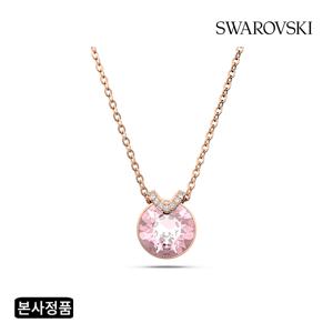 본사정품  Bella 핑크 로즈골드 드롭 목걸이 5662088