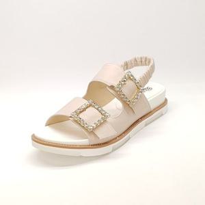 여성 비즈장식 샌들 굽 4CM 820052_C-1037 핑크