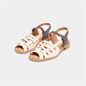 [정상가 298000원] 딸리스 플랫 (Thalis Flat) 에크루 다크그레이