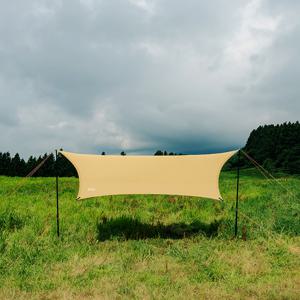 립스탑 헥사 타프 탄 Ripstop Hexa Tarp - TAN
