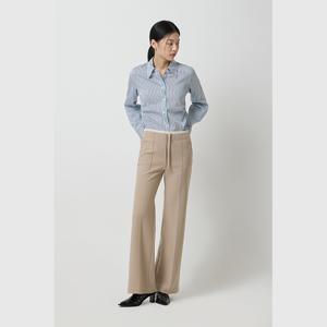 고트만 스트라이프 슬림핏 셔츠_SAWS09511BL