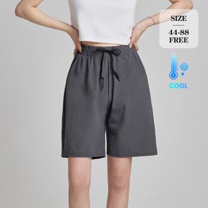 [브리치]  / 1+1 냉장고 바스락 냉감 밴딩 반바지 (P2450)