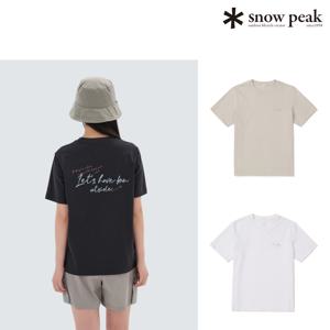아스킨 여성 레터링 반팔 티 S25MWFTS85