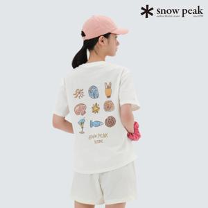 X 헤르시 콜라보 여성 그래픽 반팔 티 S25MWFTS79