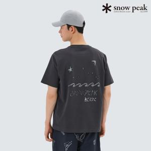 X 헤르시 콜라보 레터링 반팔 티 S25MMFTS38