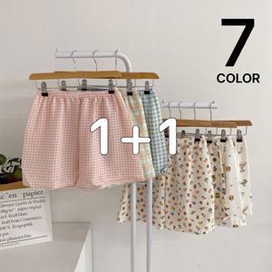 [브리치]  /  1 + 1상품  온가족 냉감이 밴딩 썸머 홈웨어 반바지 (7color)