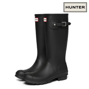 HUNTER 주니어 오리지널 레인부츠 장화 블랙 JFT6000RMA-BLK