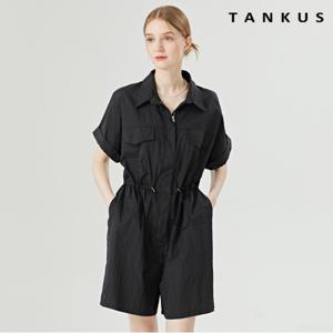 정상가:89,000원 | 카라 페이크 포켓 스트링 미디 점프수트 (TW2OP018L0)