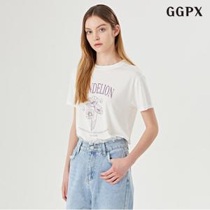 정상가:29,000원 | 라운드넥 단델리온 러블리 반팔 티셔츠 (GOBLW013D)