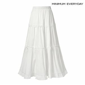 정상가:69,000원 ㅣ [미니멈 에브리데이]리본 레이스 캉캉 스커트 (EB2WH013D)