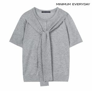 정상가:59,000원 ㅣ [미니멈 에브리데이]숄 레이어드 니트 가디건 (EB2CK011D)