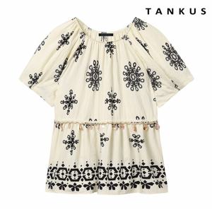 정상가:59,000원 ㅣ 에스닉 레글런 블라우스 (TX2BL025L0)