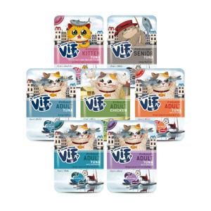 비프 vif 무염분 무방부제 고양이 심장건강 습식 파우치 75g