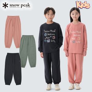 스노우피크 키즈 조거 팬츠 S25SKFFP80 피크캠핑