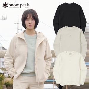 스노우피크 여성 아스타리스크 맨투맨 S25SWFHT51 피크캠핑