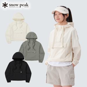 스노우피크 루트 여성 크롭 아노락 S25MWRAN67 피크캠핑