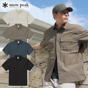 스노우피크  타슬란 투포켓 반팔 셔츠 S25MMLSH50 피크캠핑