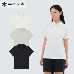 스노우피크 에코 퀵드라이 여성 반팔 폴로 티셔츠 S25MWTPS15 피크캠핑