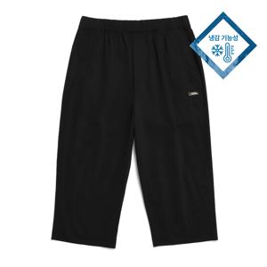 쿨링 7부 배기팬츠 CARBON BLACK N242MPT090