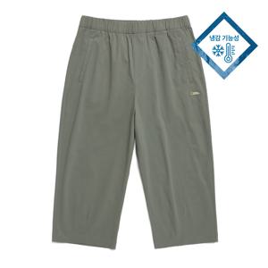 쿨링 7부 배기팬츠 KHAKI N242MPT090