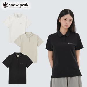 스노우피크 피케 여성 베이직 폴로 티셔츠 S25MWFPS67 피크캠핑