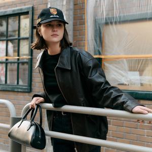 던스트 UNISEX LAMBSKIN LEATHER BLOUSON BROWN_UDJU5A102W2