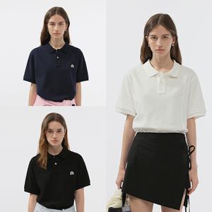 던스트 UNISEX LEATHER LOGO POLO SHIRT_UDTS5B122