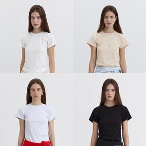 던스트 CURVED HEM SLIM-FIT TOP_UDTS5B225