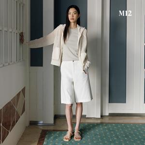 [온플/1만원인하] M12 25SS 여성 니팅 버뮤다 데님 팬츠 3종