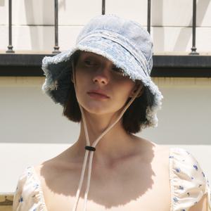 Denim Bleaching Safari Hat (3 Colors)