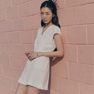 [최초가:279000원] 나이스클랍 브이넥 점프슈트 N232MWO530